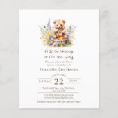 予算の小さな蜂蜜の方法テディ赤ちゃんシャワー (正面)