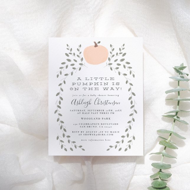 予算の少しカボチャは赤ちゃんシャワーの途中にある (クリエイターアップロード済み)