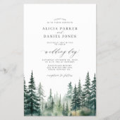 予算の山の目的地の結婚式 チラシ (正面)