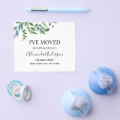 予算の引っ越しお知らせ 春のグリーン チラシ (シングル)