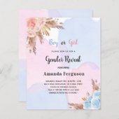 予算の性別でパンパスグラスのピンク色を明らかにする (正面/裏面)