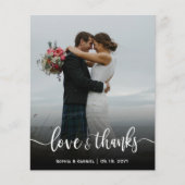 予算の愛と感謝していの結婚写真ありがとう (正面)