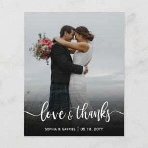 予算の愛と感謝していの結婚写真ありがとう