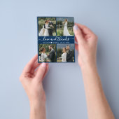 予算の愛と感謝していコラージュの結婚感謝 チラシ (手)