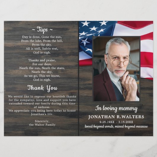 予算の愛国的なサービス秩序メモプログラム (正面)