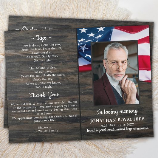 予算の愛国的なサービス秩序メモプログラム