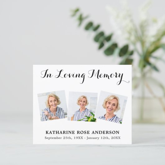 予算の愛情の記憶3写真葬儀ありがとう (スタンド正面)