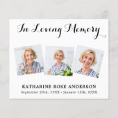 予算の愛情の記憶3写真葬儀ありがとう (正面)