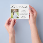 予算の愛感謝していのスクリプト写真結婚の感謝していユーザ チラシ (手)