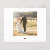 予算の愛感謝していのスクリプト写真結婚の感謝していユーザ チラシ (裏面)