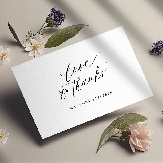 予算の愛感謝していの結婚シンプルの感謝していスクリプト ノートカード