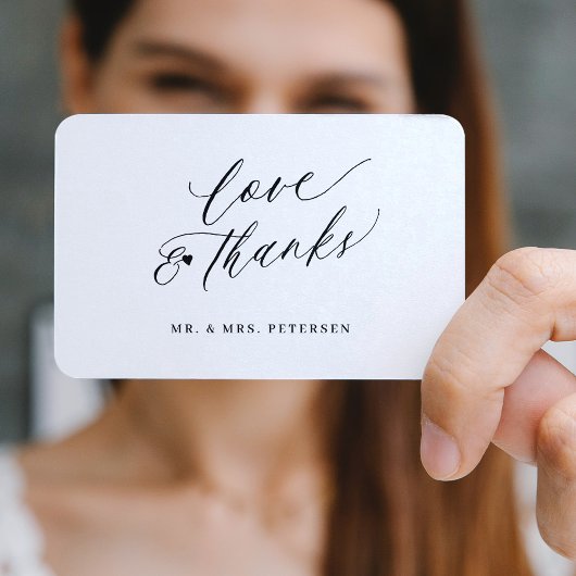 予算の愛感謝していの結婚シンプルの感謝していスクリプト ノートカード