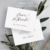 予算の愛感謝していの結婚シンプルの感謝していスクリプト ノートカード