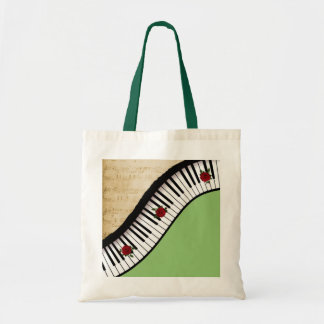 予算の戦闘状況表示板のピアノ鍵、ハンターのハンドル トートバッグ