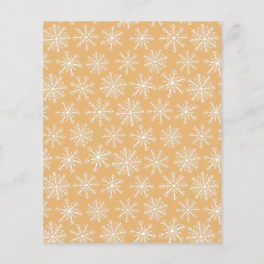 予算の手書き4数々の – 写真クリスマスホリデー (裏面)