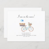 予算の新しいアドレス水の色のフローラ自転車の移動 (正面/裏面)