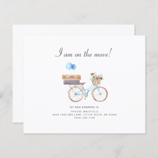 予算の新しいアドレス水の色のフローラ自転車の移動 (正面/裏面)