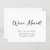 予算の新しいアドレス水の色メールボックス移動カード (正面/裏面)