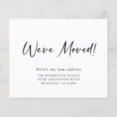 予算の新しいアドレス水の色メールボックス移動カード (正面)