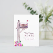 予算の新しいアドレス水の色メールボックス移動カード (スタンド正面)