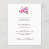 予算の新しいアドレス水の色メールボックス移動カード (裏面)