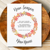 予算の新しいシーズン新しいホームムービングアナウンス