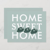 予算の新しいホームスイートホームムービングアナウンス (正面/裏面)