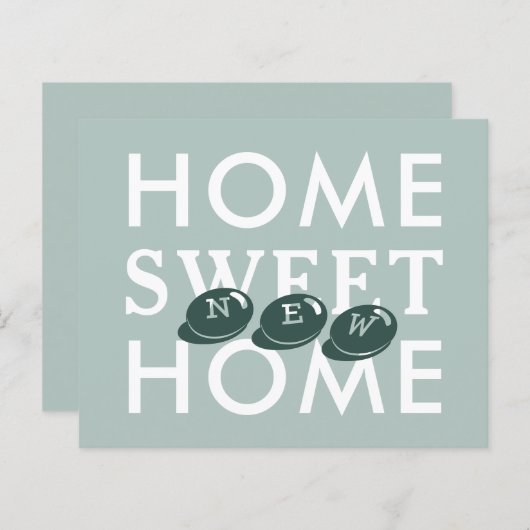 予算の新しいホームスイートホームムービングアナウンス (正面/裏面)