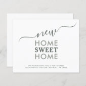 予算の新しいホームスイートホームムービングアナウンス (正面/裏面)
