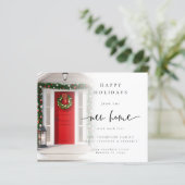 予算の新しいホームフォトオーバーレイクリスマスカード (スタンド正面)