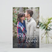 予算の新しいホームフォトムービングホリデーカード (スタンド正面)