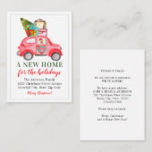 予算の新しいホームホリデーズカーラゲッジムービングカード ノートカード (正面/裏面)