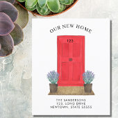 予算の新しいホームレッドドアの引越し発表