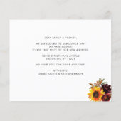 予算の新しいホーム秋秋ひまわり移動 (裏面)