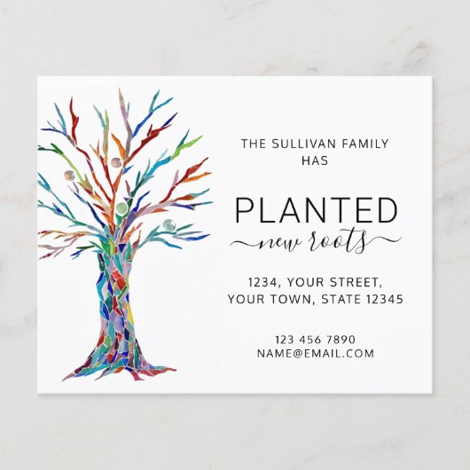 予算の新しいルーツツリーの移動発表 (正面)