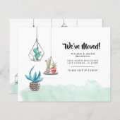 予算の新しい住所の多肉化に関するお知らせ (正面/裏面)