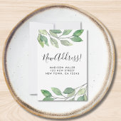 予算の新しい住所の引越し案内ミニカード ノートカード