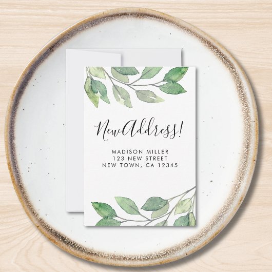 予算の新しい住所の引越し案内ミニカード ノートカード