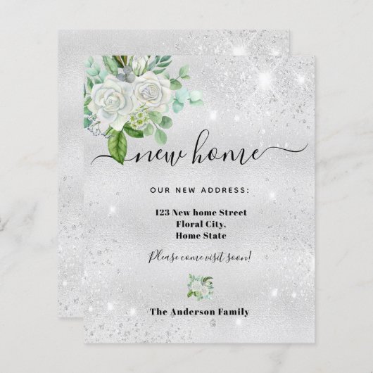 予算の新しい住所シルバーフローラ発表 (正面/裏面)