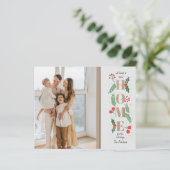 予算の新しい家のための休日の写真の移動カード (スタンド正面)