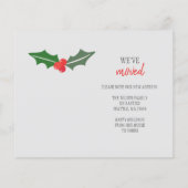 予算の新しい家のための休日の写真の移動カード (裏面)