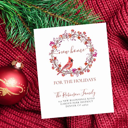 予算の新しい家の休日の引越し発表