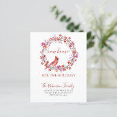 予算の新しい家の休日の引越し発表 (スタンド正面)