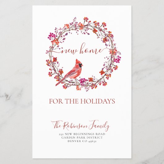 予算の新しい家の休日の引越し発表 チラシ (正面)