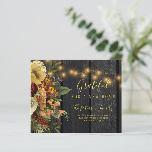 予算の新しい家の素朴なフローラの移動発表 (スタンド正面)