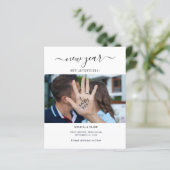 予算の新年の冒険の写真の保存日付 (スタンド正面)