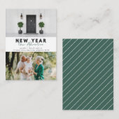 予算の新年の新しい冒険の写真数々の ノートカード (正面/裏面)