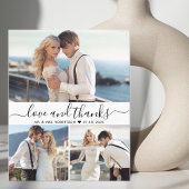 予算の書道のコラージュ結婚の感謝 チラシ