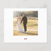 予算の書道のスクリプ結婚ト写真感謝していのあなた (裏面)