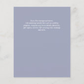 予算の最も低い写真モダン詳細ダスティブルー チラシ (裏面)